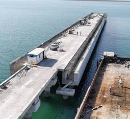 احداث اسکله بندر جاسک